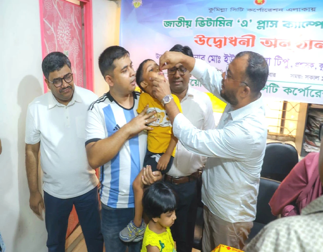 কুমিল্লা সিটি কর্পোরেশনের জাতীয় ভিটামিন ‘এ’ প্লাস ক্যাম্পেইন-২০২৬ শুভ উদ্বোধন