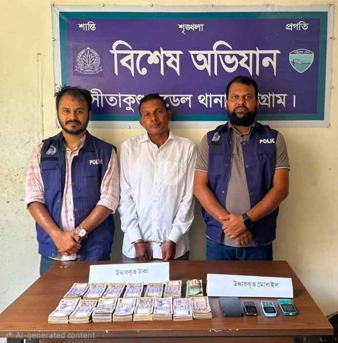 ব্যাংকের ১৭ লক্ষ টাকা চুরি করেপলাতক নিরাপত্তা প্রহরী রংপুর থেকে গ্রেফতার